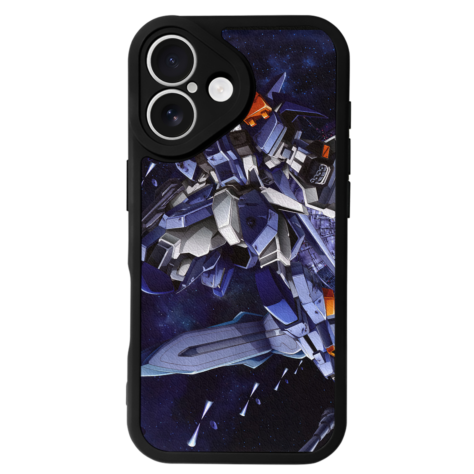 （画像用） 機動戦士ガンダム Mobile Suit Gundam 【iPhone 16シリーズ対応】シリコンスマホケース（レザー調） 材質：シリコン